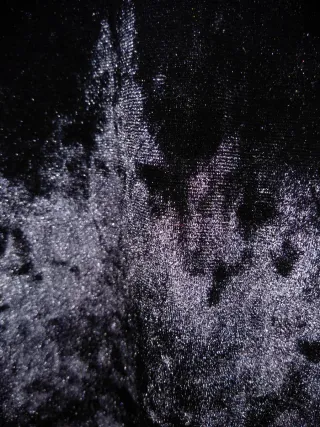 Chaqueta de terciopelo negro