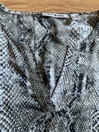 Camisa de Punto Roma con estampado de Serpiente