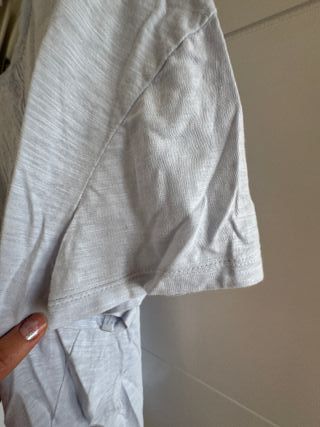 Blusa azul suave verano talla XL