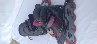 Patines en línea Oxelo rosas y negros