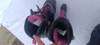 Patines en línea Oxelo rosas y negros