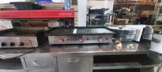 Plancha a gas butano casi nueva