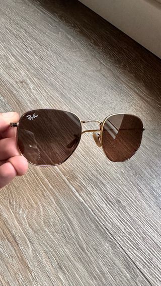 Ray Ban Hexagonal RB3548N Marrón/Dorado