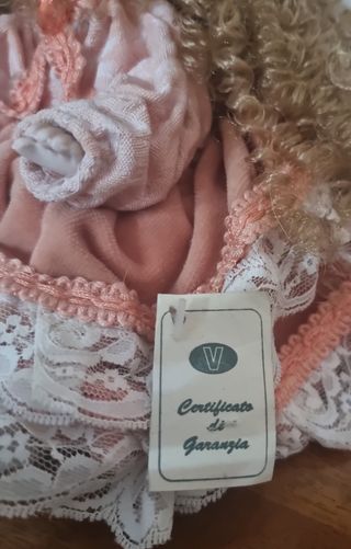 Bambola artigianale VICABON stile Capodimonte