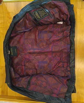 Chaqueta Cuero Danier Talla M Negra
