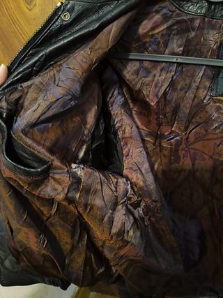 Chaqueta Cuero Danier Talla M Negra