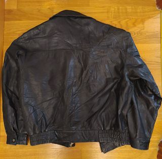 Chaqueta Cuero Danier Talla M Negra