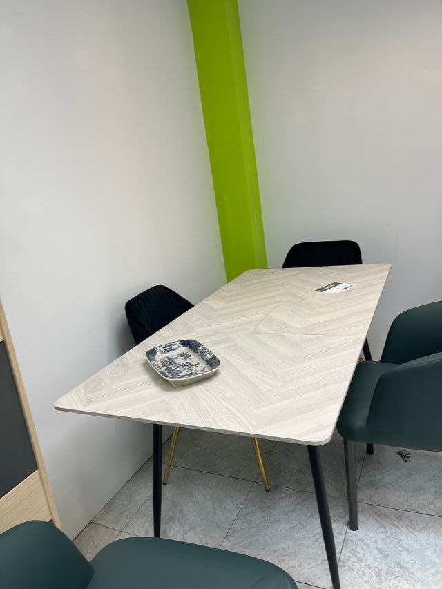 Mesa extensible madera y metal