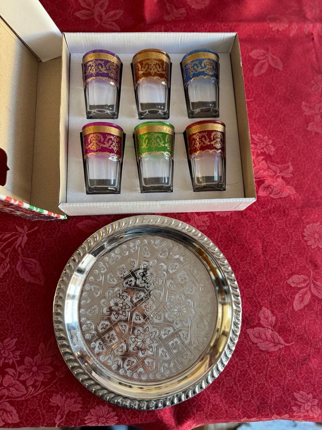 Servizio da tè marocchino bicchieri