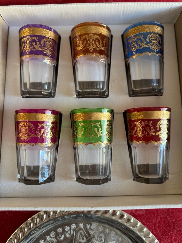 Servizio da tè marocchino bicchieri