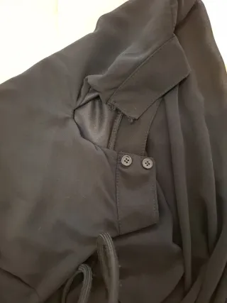 Blusa nera manica lunga