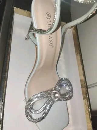 Sandalias TUPANOO Plataforma Brillantes Talla 38