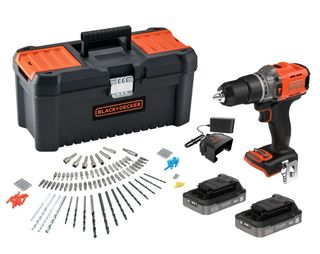 Taladro Percutor Black+Decker + Accesorios
