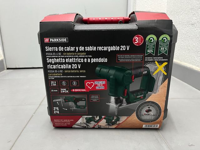 Sierra de calar y sable recargable Parkside 20V