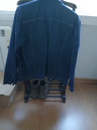 Cazadora vaquera azul