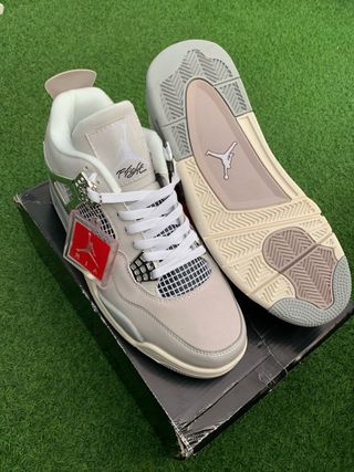 Zapatillas Air 4 T43 Plata y Blanco