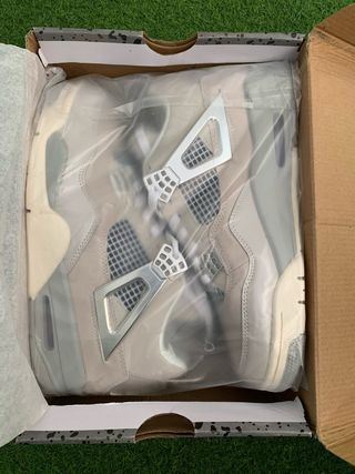 Zapatillas Air 4 T43 Plata y Blanco