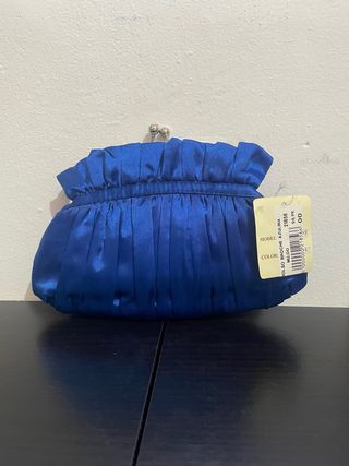 Bolso de mano azul Prestigio