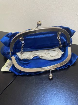 Bolso de mano azul Prestigio
