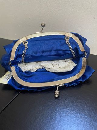 Bolso de mano azul Prestigio