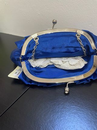 Bolso de mano azul Prestigio