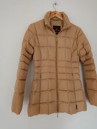 Piumino Moncler Donna Beige Tg S