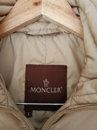 Piumino Moncler Donna Beige Tg S