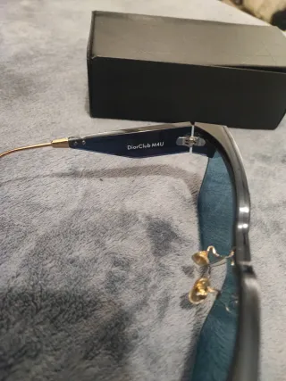 Gafas Dior M4U Azul y Dorado