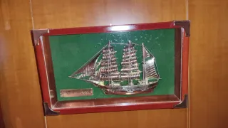 Cuadro Barco Elcano 1860