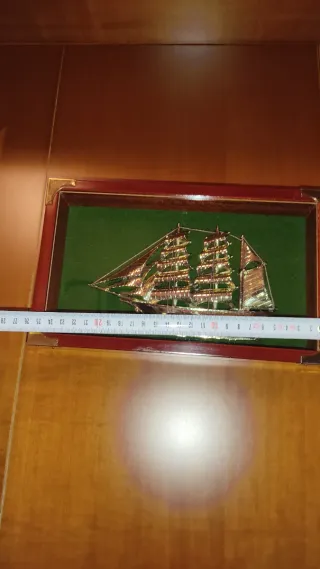 Cuadro Barco Elcano 1860