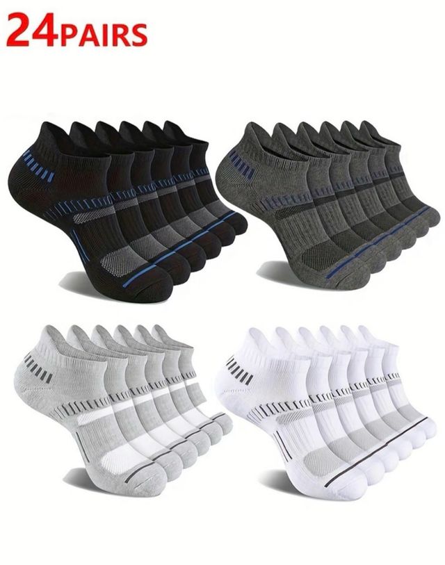 24 pares calcetines deportivos talla 42-46