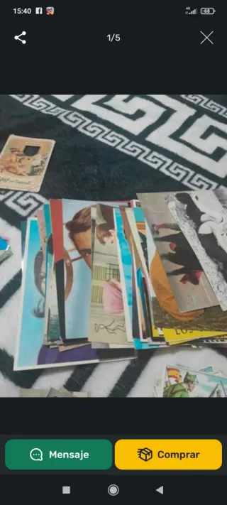 Postales antiguas gato vivo en Barcelona no agos e