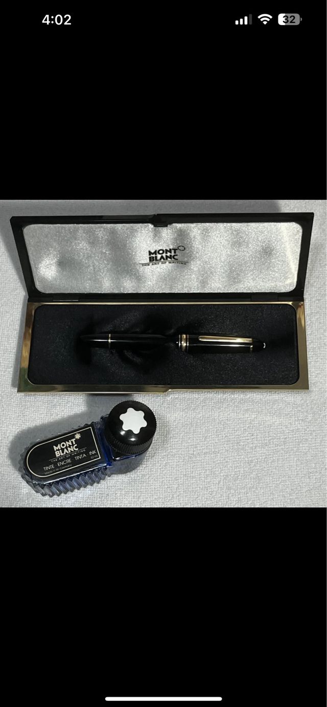 Penna stilografica vintage Montblanc + inchiostro