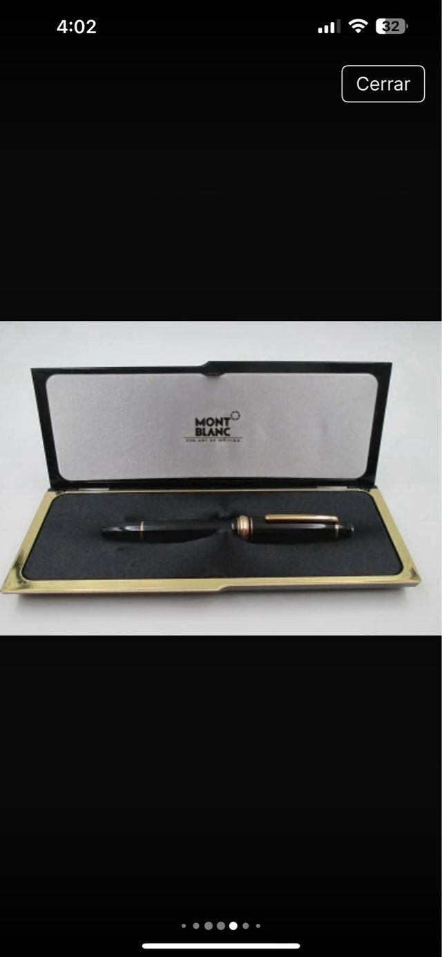 Penna stilografica vintage Montblanc + inchiostro