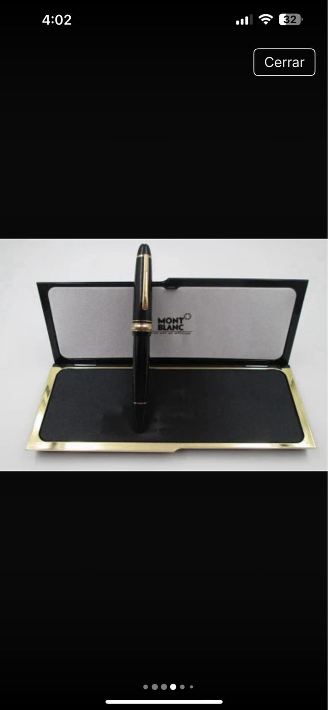 Penna stilografica vintage Montblanc + inchiostro