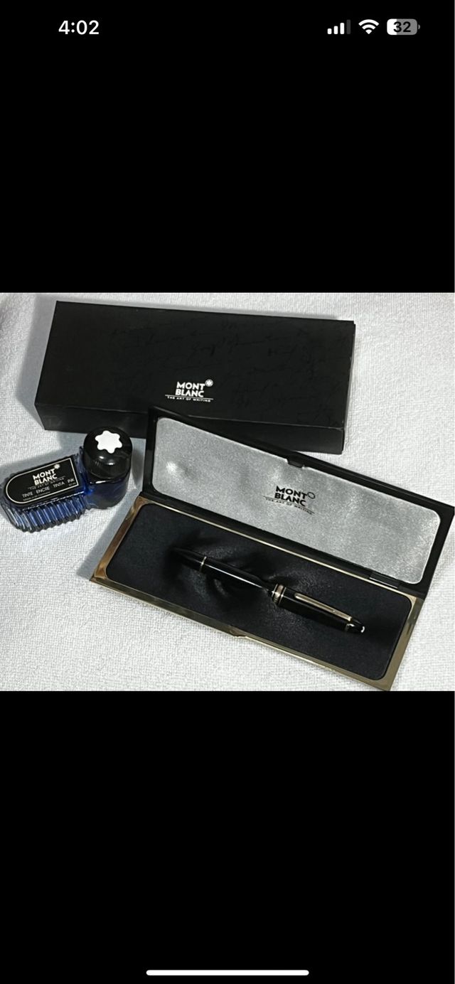 Penna stilografica vintage Montblanc + inchiostro