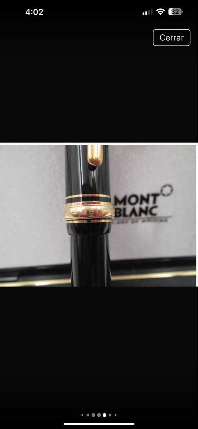 Penna stilografica vintage Montblanc + inchiostro