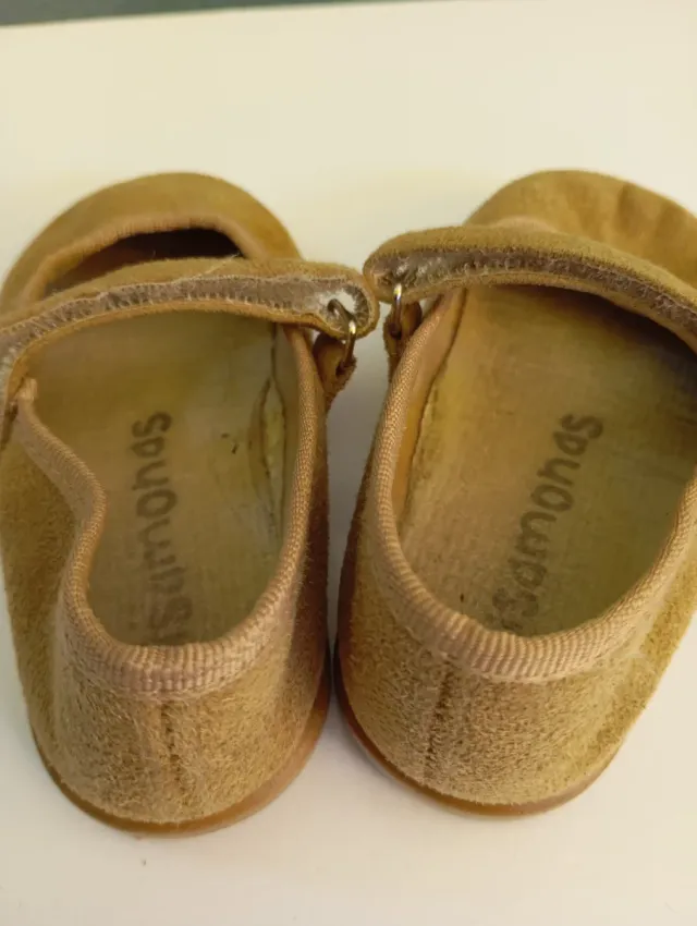 Merceditas Pisamonas Piel Ante Marrón T.21