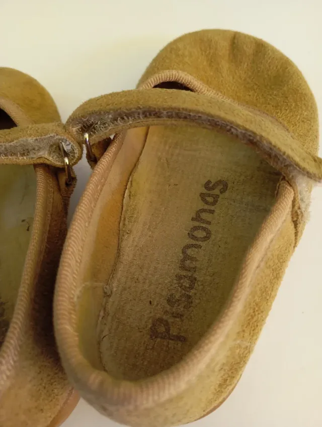 Merceditas Pisamonas Piel Ante Marrón T.21