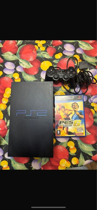 Playstation 2 + Joystick + PES 6