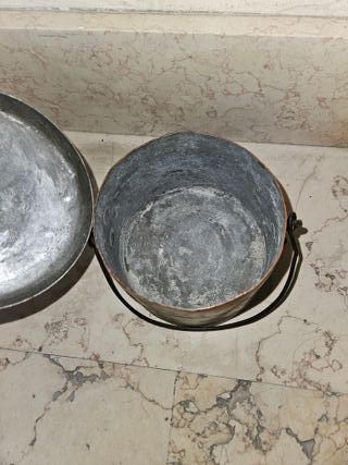 Porta latte antico con coperchio '800