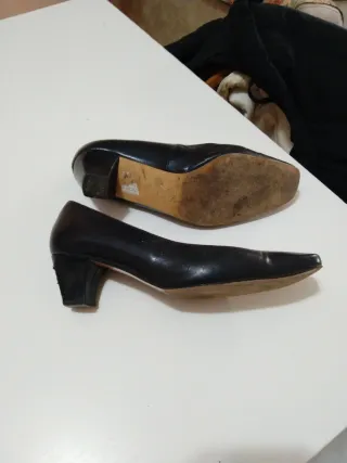 Zapatos Carmen López Ancho Especial Negros