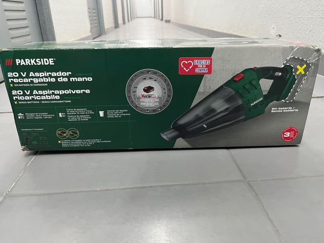 Aspiradora de mano recargable Parkside 20V