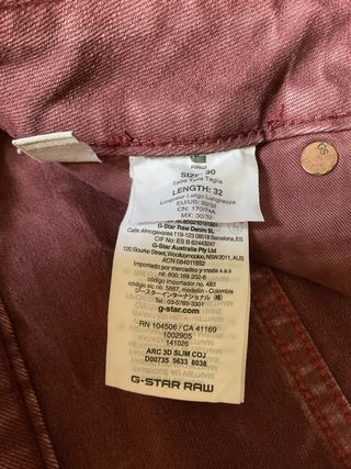 Pantalón vaquero de hombre de G-Star Raw (W30/L32)