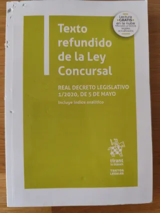 Texto refundido Ley Concursal