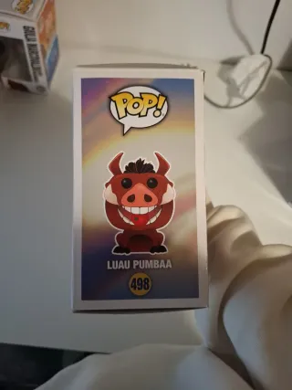 Funko Pop Luau Pumbaa Rey León 498