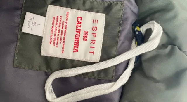 Abrigo niño verde Esprit