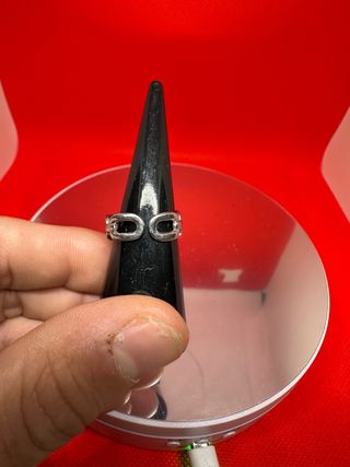 Anello regolabile design a catena