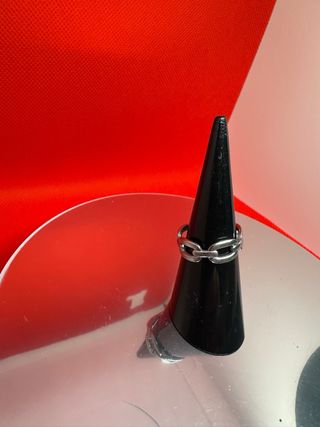 Anello regolabile design a catena