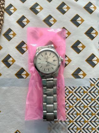 Reloj Geneva Plata y Blanco